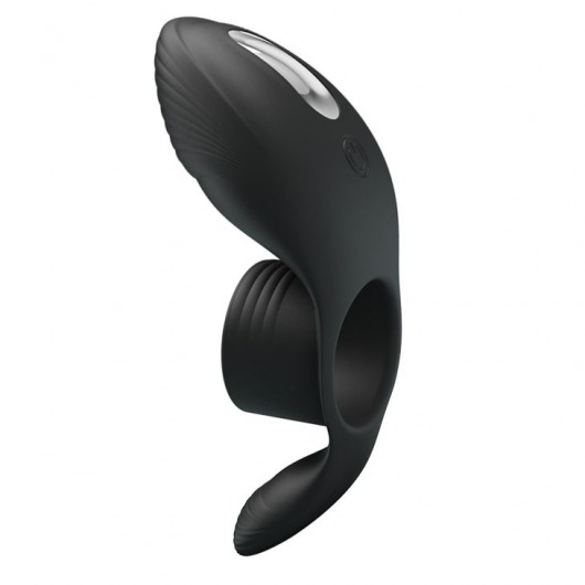 Черное кольцо на пенис с вибрацией Vibration Penis Sleeve - Baile - в Нижнем Тагиле купить с доставкой