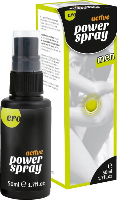 Стимулирующий спрей для мужчин Active Power Spray - 50 мл. - Ero - купить с доставкой в Нижнем Тагиле