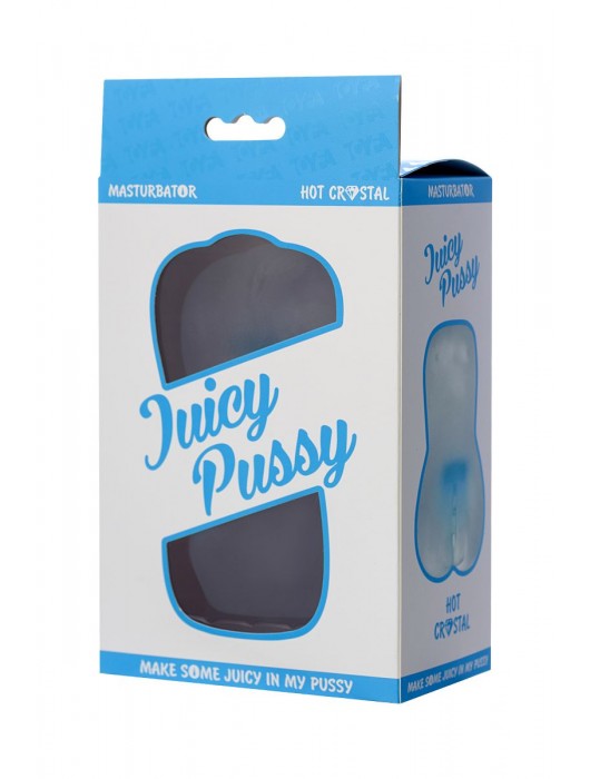Прозрачный реалистичный мастурбатор Juicy Pussy Hot Crystal - ToyFa - в Нижнем Тагиле купить с доставкой