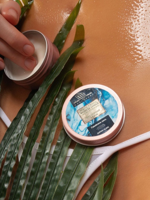 Массажная свеча  Гавайское лето - БиоМед - купить с доставкой в Нижнем Тагиле