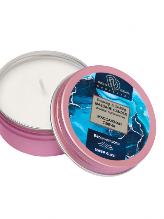 Массажная свеча  Весенняя роса - БиоМед - купить с доставкой в Нижнем Тагиле