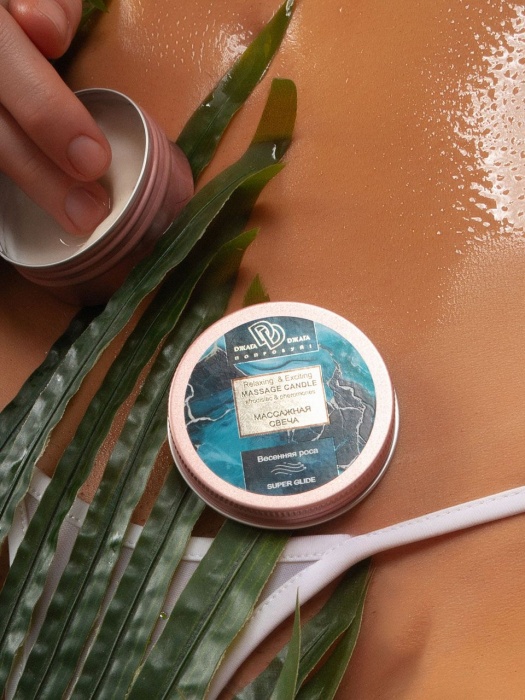 Массажная свеча  Весенняя роса - БиоМед - купить с доставкой в Нижнем Тагиле