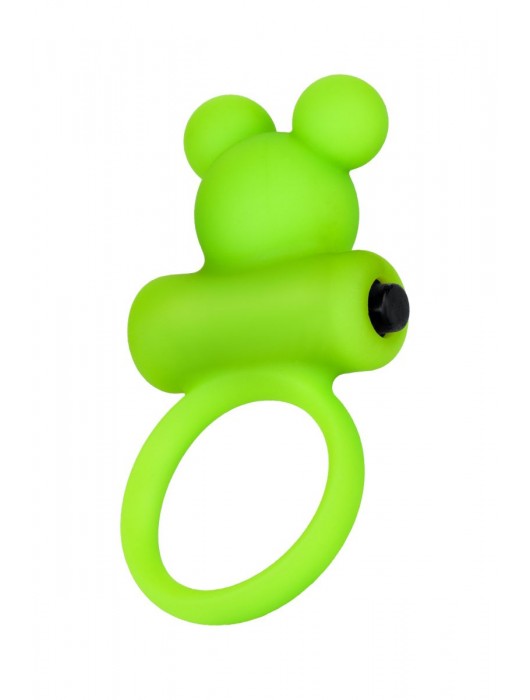 Зеленое виброкольцо на пенис A-Toys - A-toys - в Нижнем Тагиле купить с доставкой
