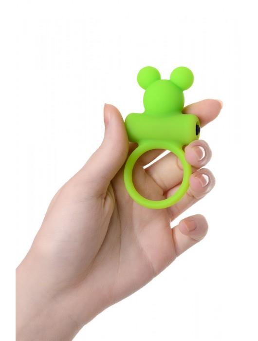 Зеленое виброкольцо на пенис A-Toys - A-toys - в Нижнем Тагиле купить с доставкой
