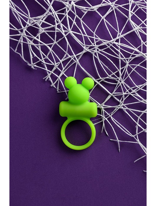 Зеленое виброкольцо на пенис A-Toys - A-toys - в Нижнем Тагиле купить с доставкой