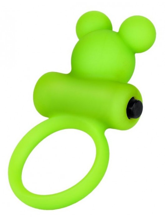 Зеленое виброкольцо на пенис A-Toys - A-toys - в Нижнем Тагиле купить с доставкой