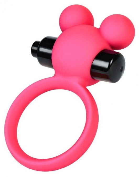 Розовое виброкольцо на пенис A-Toys - A-toys - в Нижнем Тагиле купить с доставкой