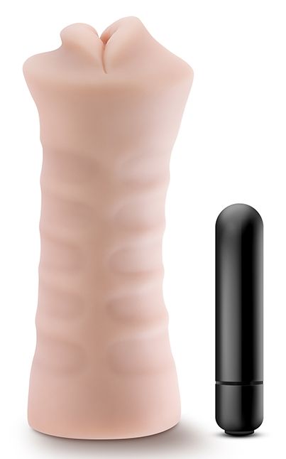Телесный мастурбатор-ротик Angie - Blush Novelties - в Нижнем Тагиле купить с доставкой