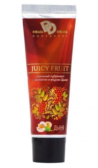 Интимный съедобный лубрикант JUICY FRUIT с ароматом дыни - 30 мл. - БиоМед - купить с доставкой в Нижнем Тагиле