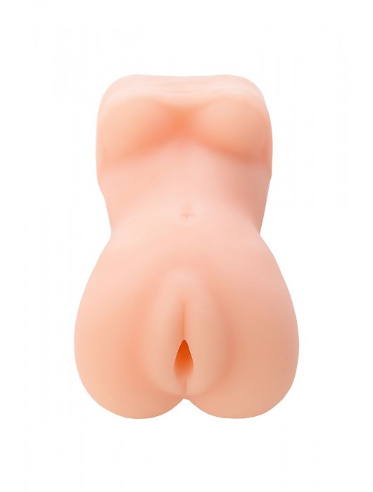 Телесный мастурбатор в виде женской фигурки - Toyfa Basic - в Нижнем Тагиле купить с доставкой