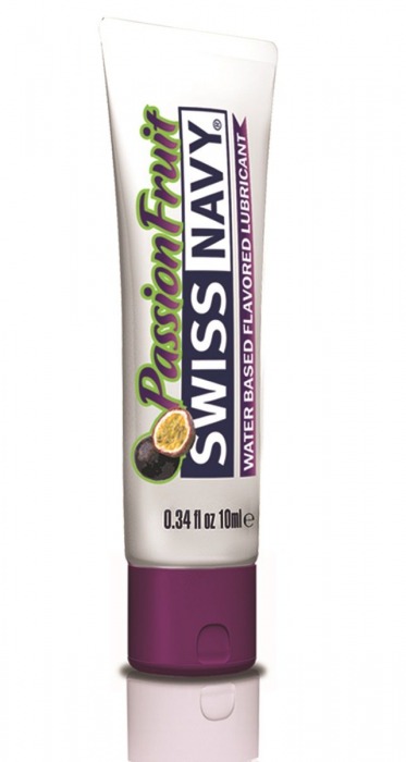 Лубрикант Swiss Navy Passion Fruit Lube с ароматом маракуйи - 10 мл. - Swiss navy - купить с доставкой в Нижнем Тагиле