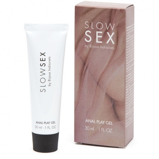 Лубрикант на водной основе Slow Sex Anal Play Gel - 30 мл. - Bijoux Indiscrets - купить с доставкой в Нижнем Тагиле