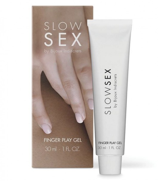 Гель для мастурбации с ароматом кокоса Slow Sex Finger Play Gel - 30 мл. - Bijoux Indiscrets - купить с доставкой в Нижнем Тагиле