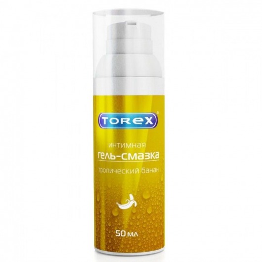 Гель-смазка на водной основе Torex  Тропический банан  - 50 мл. - Torex - купить с доставкой в Нижнем Тагиле