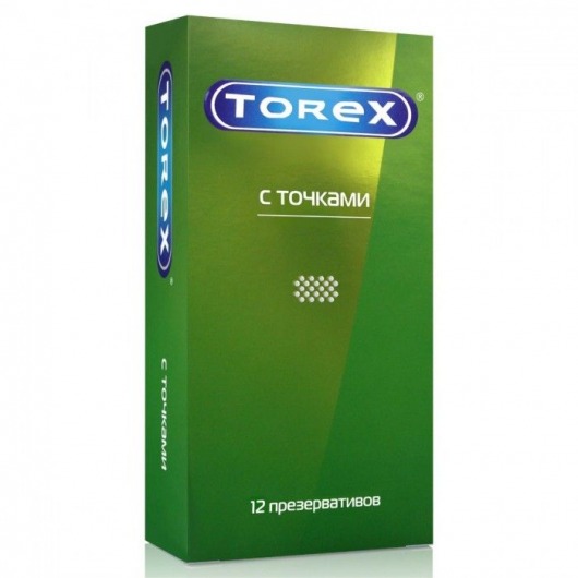 Текстурированные презервативы Torex  С точками  - 12 шт. - Torex - купить с доставкой в Нижнем Тагиле