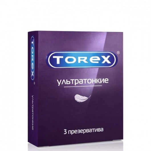 Презервативы Torex  Ультратонкие  - 3 шт. - Torex - купить с доставкой в Нижнем Тагиле