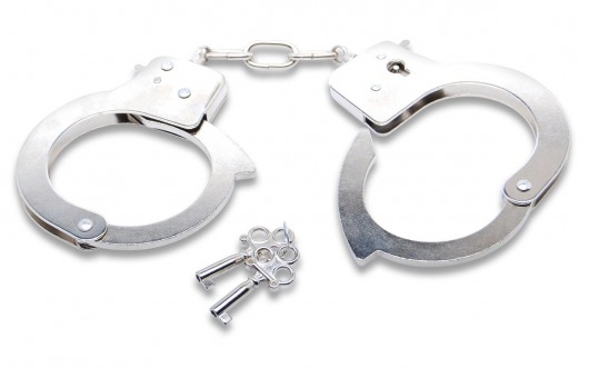 Наручники с ключами Official Handcuffs - Pipedream - купить с доставкой в Нижнем Тагиле