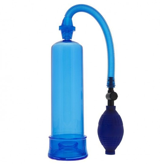 Синяя вакуумная помпа MENZSTUFF PENIS ENLARGER - Dream Toys - в Нижнем Тагиле купить с доставкой