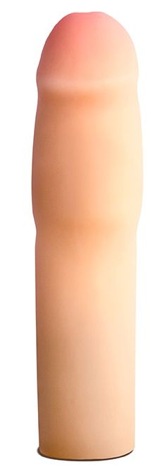Телесная насадка-удлинитель на пенис PERFORMANCE 1.5INCH COCK XTENDER - 16 см. - Blush Novelties - в Нижнем Тагиле купить с доставкой