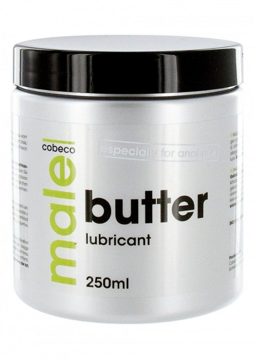 Анальный лубрикант MALE Cobeco Butter Lubricant - 250 мл. - Cobeco - купить с доставкой в Нижнем Тагиле