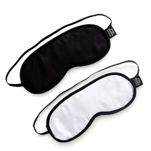 Набор из двух масок на глаза Soft Blindfold Twin Pack - Fifty Shades of Grey - купить с доставкой в Нижнем Тагиле