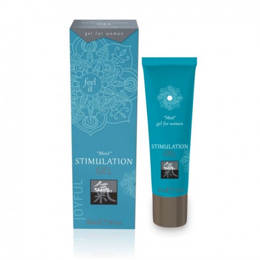 Возбуждающий интимный гель STIMULATION GEL Mint - 30 мл. - Shiatsu - купить с доставкой в Нижнем Тагиле