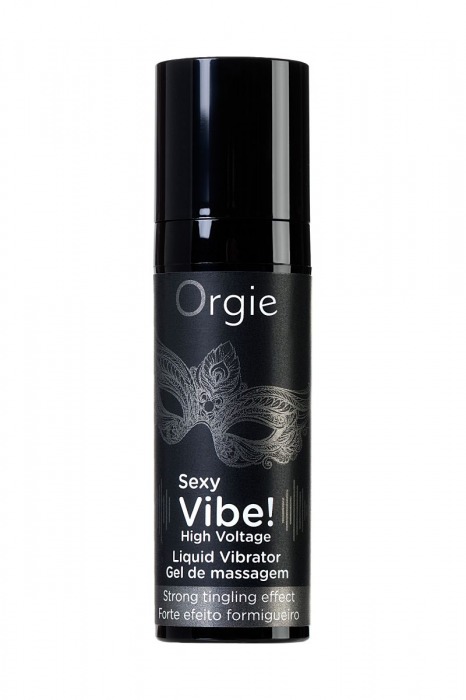 Гель для массажа ORGIE Sexy Vibe High Voltage с эффектом вибрации - 15 мл. - ORGIE - купить с доставкой в Нижнем Тагиле