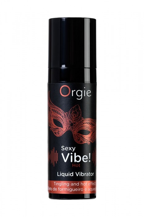 Разогревающий гель для массажа ORGIE Sexy Vibe Hot с эффектом вибрации - 15 мл. - ORGIE - купить с доставкой в Нижнем Тагиле