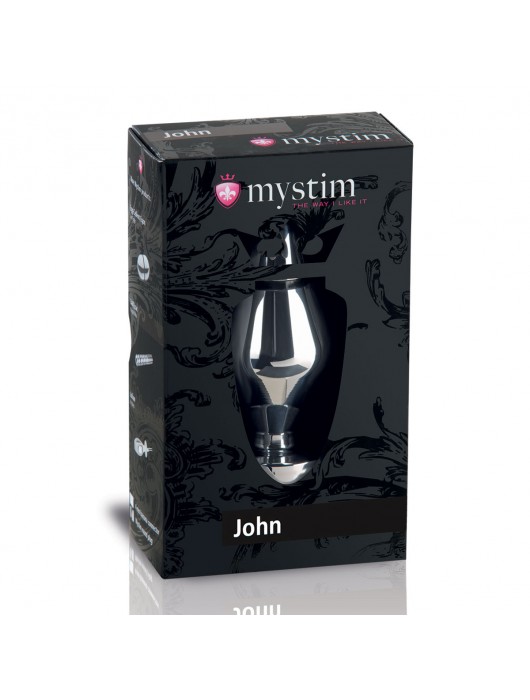 Анальная втулка для электростимуляции John - 10,5 см. - MyStim - купить с доставкой в Нижнем Тагиле