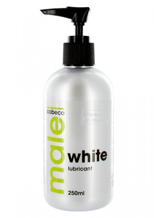 Анальная смазка на водной основе MALE Cobeco White Lubricant - 250 мл. - Cobeco - купить с доставкой в Нижнем Тагиле