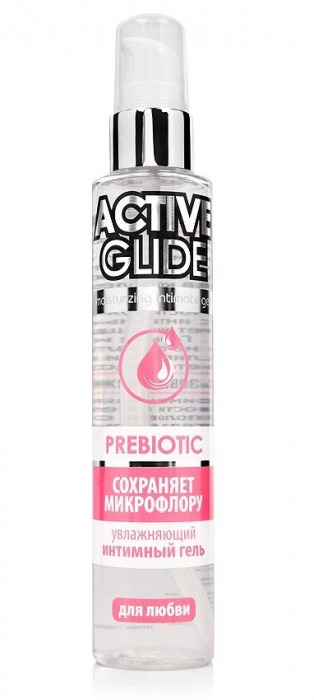 Увлажняющий интимный гель Active Glide Prebiotic - 100 гр. - Биоритм - купить с доставкой в Нижнем Тагиле