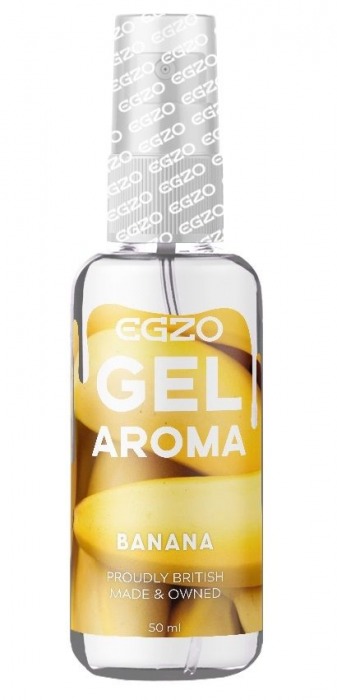 Интимный лубрикант EGZO AROMA с ароматом банана - 50 мл. - EGZO - купить с доставкой в Нижнем Тагиле