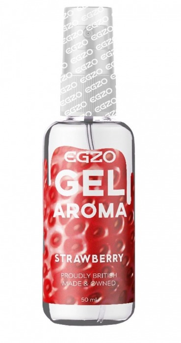 Интимный лубрикант EGZO AROMA с ароматом клубники - 50 мл. - EGZO - купить с доставкой в Нижнем Тагиле