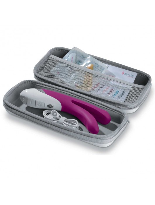 Ярко-розовый вибратор Mystim Bon Aparte - 25 см. - MyStim