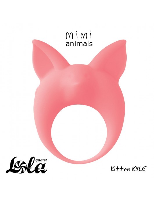 Оранжевое эрекционное кольцо Kitten Kyle - Lola Games - в Нижнем Тагиле купить с доставкой