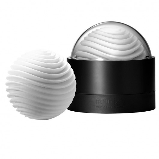 Белый мастурбатор Tenga Geo Aqua - Tenga - в Нижнем Тагиле купить с доставкой