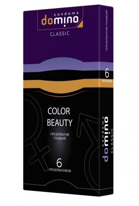 Разноцветные презервативы DOMINO Colour Beauty - 6 шт. - Domino - купить с доставкой в Нижнем Тагиле