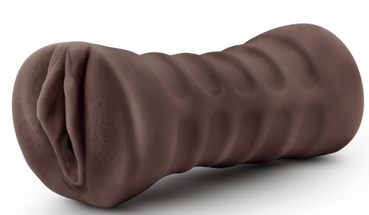 Коричневый мастурбатор-вагина Hot Chocolate Brianna - Blush Novelties - в Нижнем Тагиле купить с доставкой