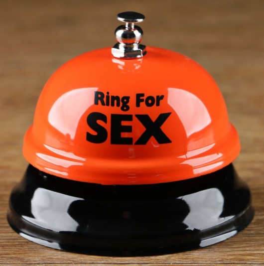 Настольный звонок RING FOR SEX - Сима-Ленд - купить с доставкой в Нижнем Тагиле