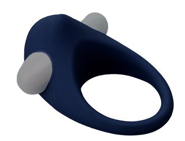 Гладкое синее эрекционное виброкольцо STIMU RING - Dream Toys - в Нижнем Тагиле купить с доставкой