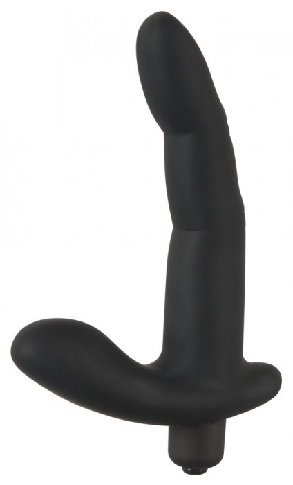 Черный вибромассажер простаты Naughty Finger Prostate Vibe - 13,8 см. - Orion - в Нижнем Тагиле купить с доставкой