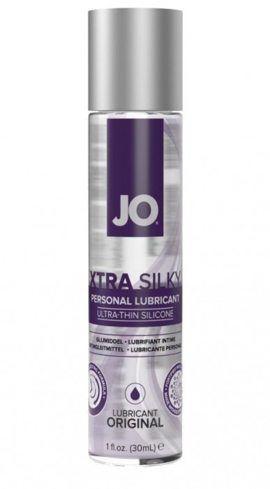 Лубрикант на силиконовой основе JO Xtra Silky - 30 мл. - System JO - купить с доставкой в Нижнем Тагиле