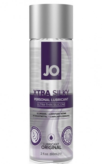 Лубрикант на силиконовой основе JO Xtra Silky - 60 мл. - System JO - купить с доставкой в Нижнем Тагиле