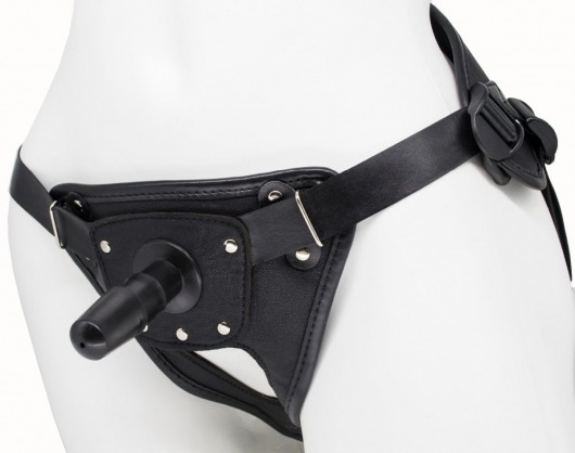 Черный пояс для насадок BEST CLASS STRAP - LOVETOY (А-Полимер) - купить с доставкой в Нижнем Тагиле