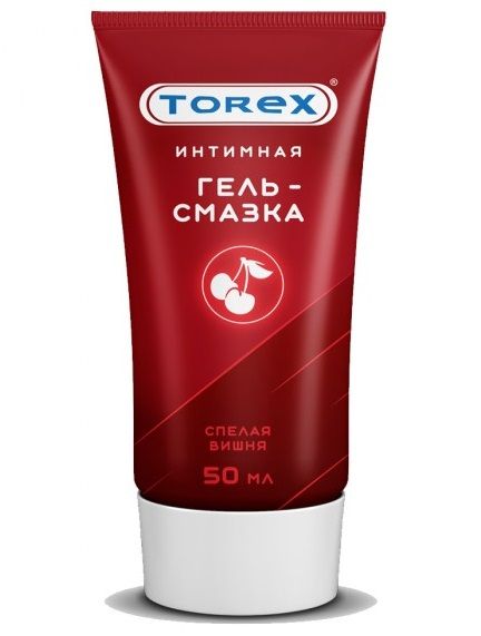 Смазка на водной основе TOREX  Спелая вишня  - 50 мл. - Torex - купить с доставкой в Нижнем Тагиле