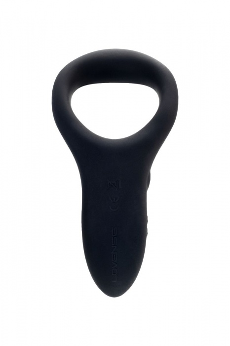 Черное эрекционное кольцо Lovense Diamo - Lovense - в Нижнем Тагиле купить с доставкой