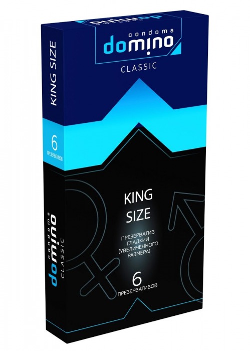 Презервативы увеличенного размера DOMINO Classic King size - 6 шт. - Domino - купить с доставкой в Нижнем Тагиле