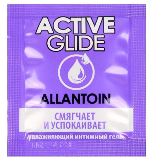 Лубрикант на водной основе Active Glide с аллантоином - 3 гр. - Биоритм - купить с доставкой в Нижнем Тагиле