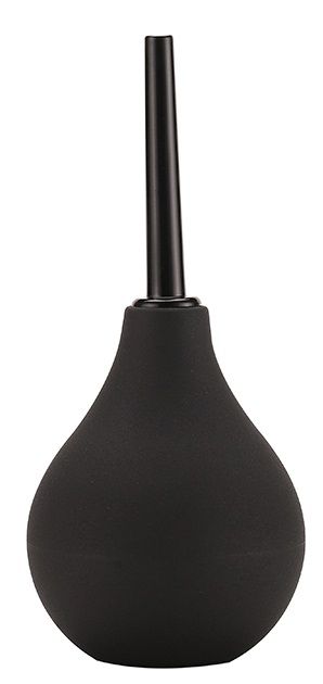 Черный анальный душ ANAL DOUCHE с прямым наконечником - Dream Toys - купить с доставкой в Нижнем Тагиле