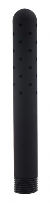 Черная насадка для анального душа ANAL DOUCHE - 15 см. - Dream Toys - купить с доставкой в Нижнем Тагиле